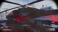 Pacing explosives on the helicopter (Image via Activision)